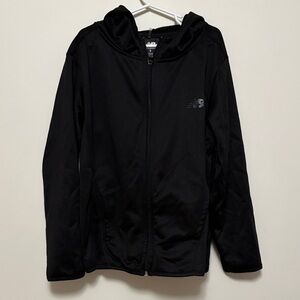 New Balance Black Full-Zip Hoodie